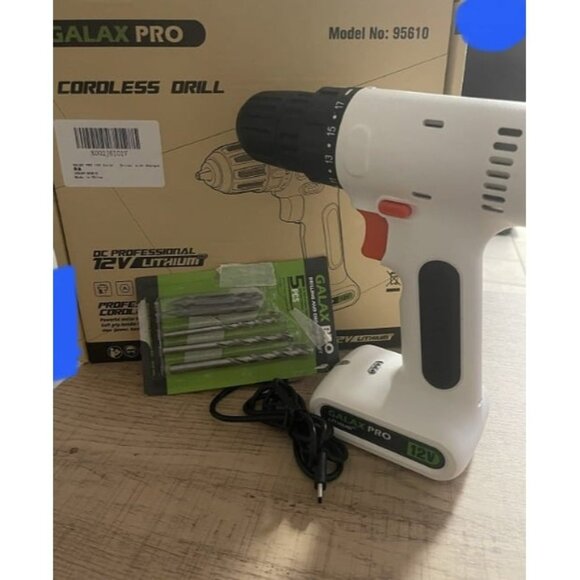 12V Light Weight Cordless Drill Driver with Work Light, Max Torque 18N - Picture 1 of 2
